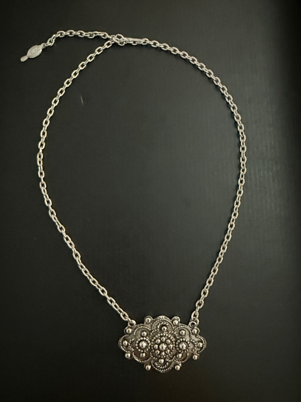 Buy 3 for 30$ Sarah Coventry Silver-Tone Filigree Pendant Necklace